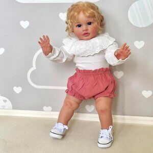 26 inch Reborn Baby Dolls Toddler Girl Doll That Look Real Life Soft Silicone